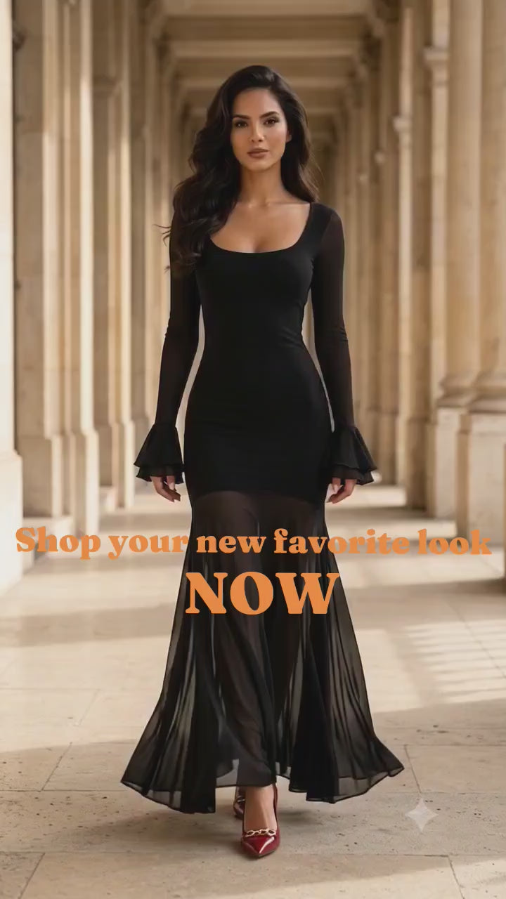 Bodycon Meerjungfrau-Abendkleid