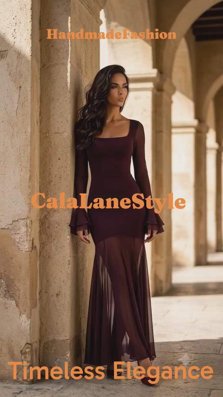 Bodycon Meerjungfrau-Abendkleid